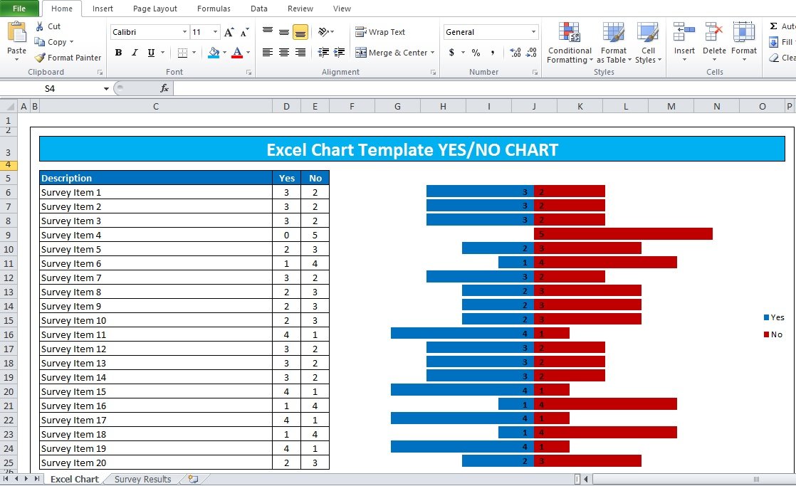 excel tabular form