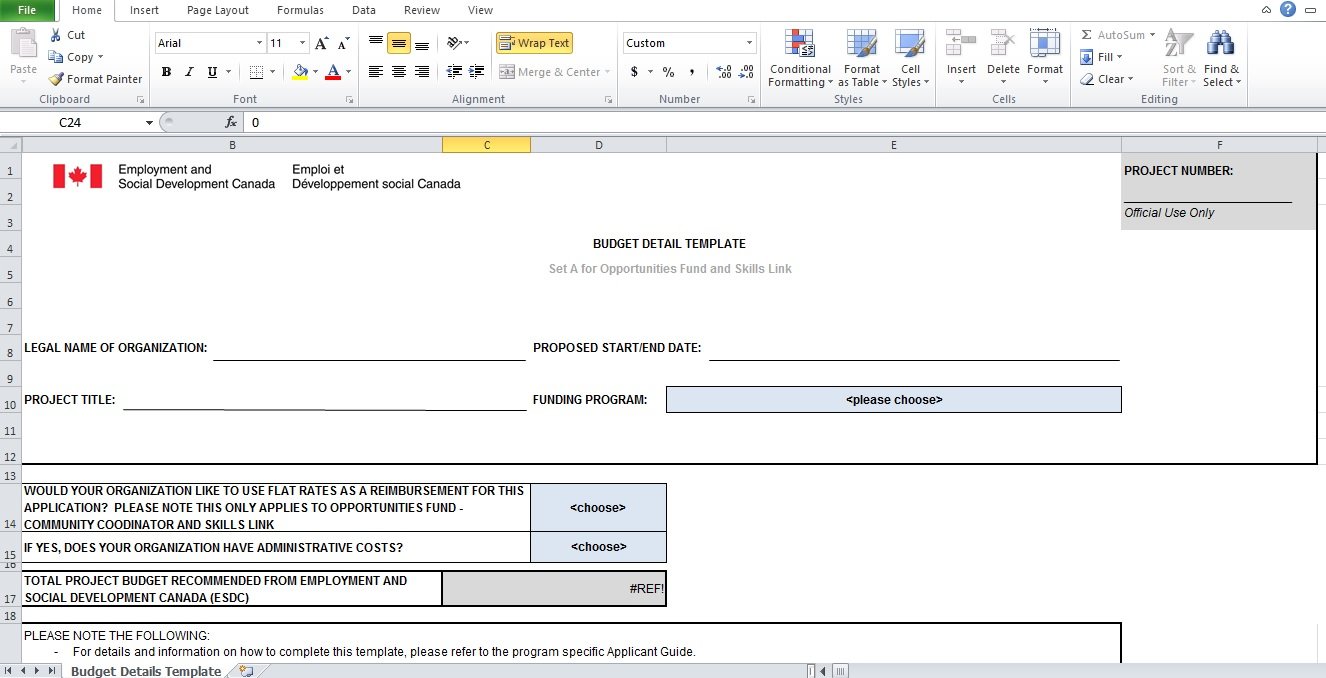 IT Budget Template Excel Free Excel TMP