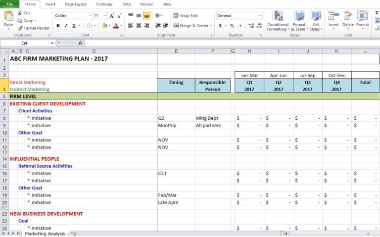 Dynamic Marketing Analysis Template to Boost Your Business Growth ...