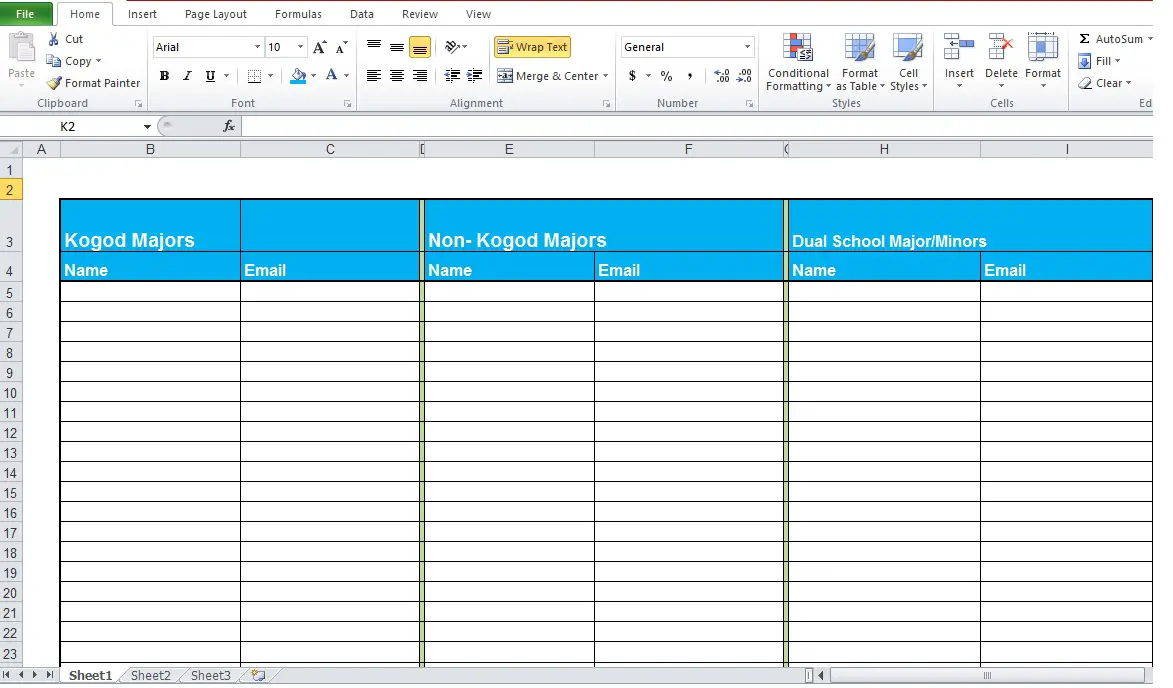 Sign In Sheet Template Excel Free Excel TMP
