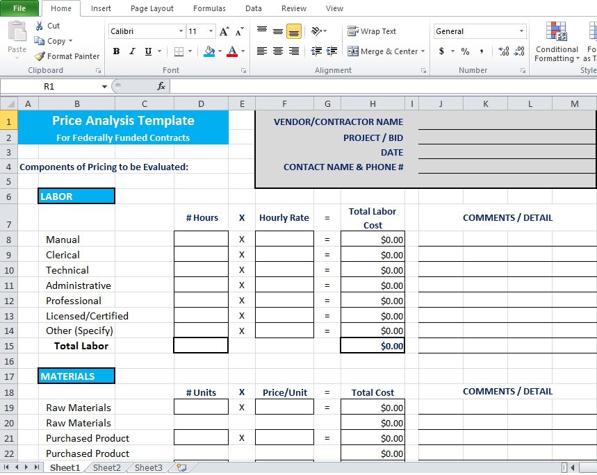 Ultimate Price Analysis Spreadsheet Template for Budget Savvy Consumers