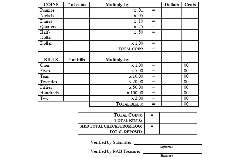 3 Bank Deposit Slip Template Excel Word And Pdf Excel Tmp