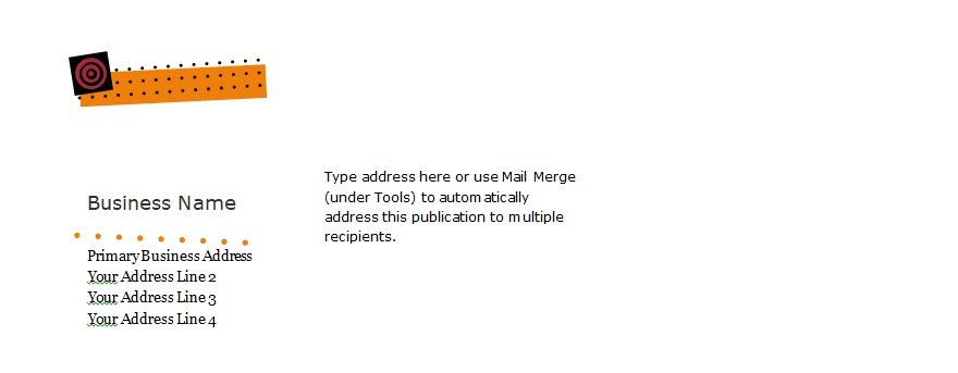 download envelope template word 2013