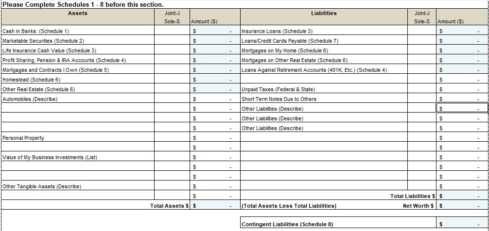 Excel Financial Report Templates