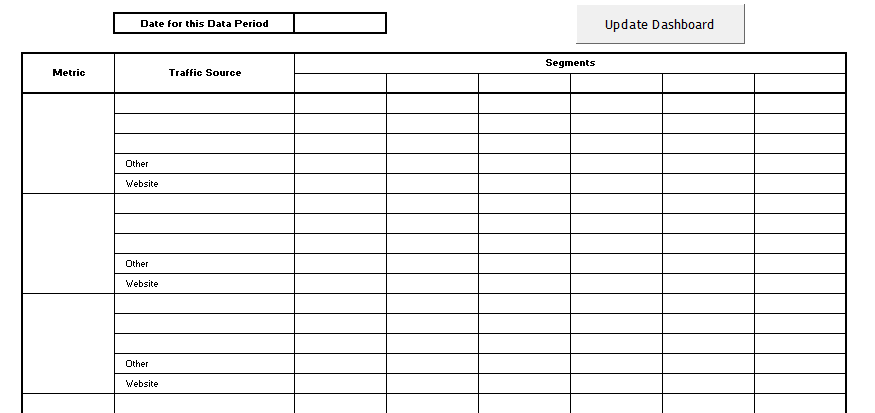 Free Marketing Dashboard Template Excel & PDF - Excel TMP