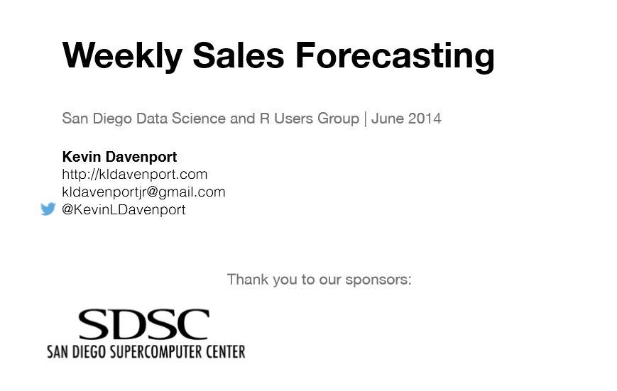 weekly sales forecast template