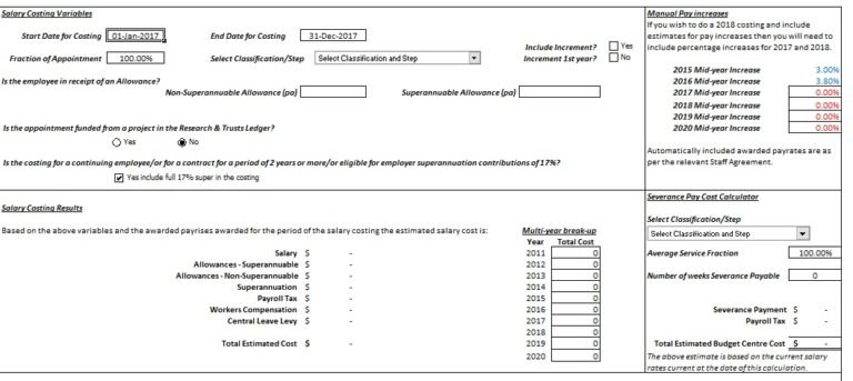 Salary Breakdown Excel Template - Excel TMP