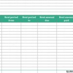 Free Rent Payment Tracker Spreadsheet – 4+ Rent Collection Templates