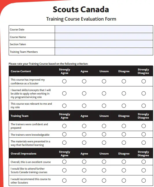 9+ Free Training Evaluation Form Template (Word, PDF) - Excel TMP