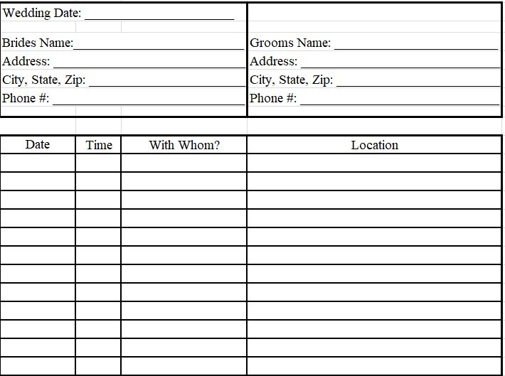 Free Printable Appointment Schedule Template For Excel Excel TMP