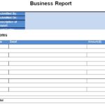 Business Report Template (Word, PDF)