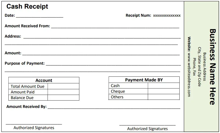 Excellent Cash Receipts And Disbursements Excel Template Bizsmart Authentic Receipt Templates