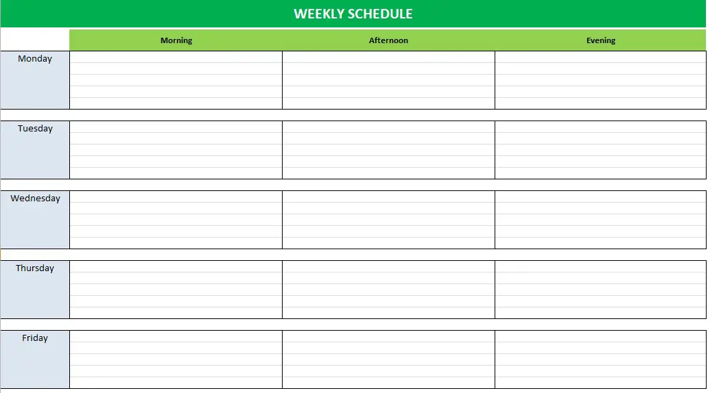 Delivery Schedule Template In Excel Format Excel TMP