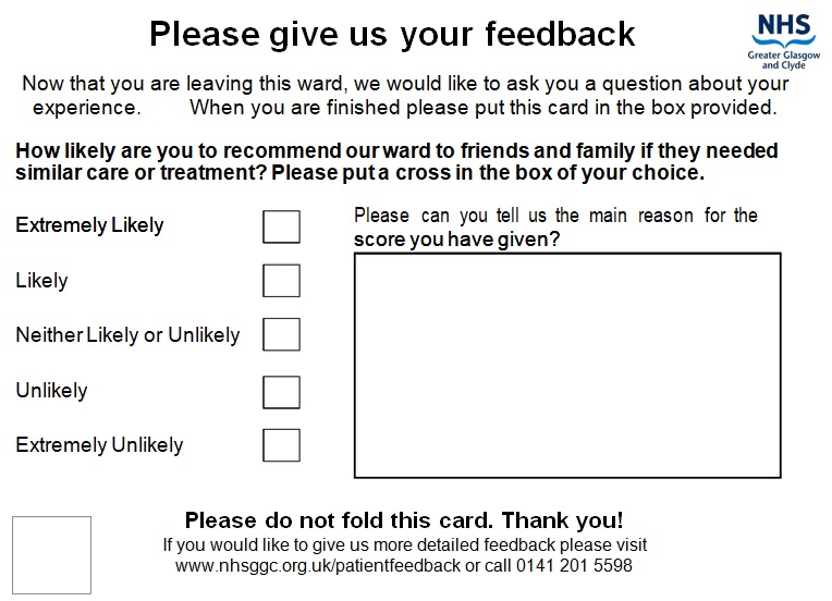 employee comment card template