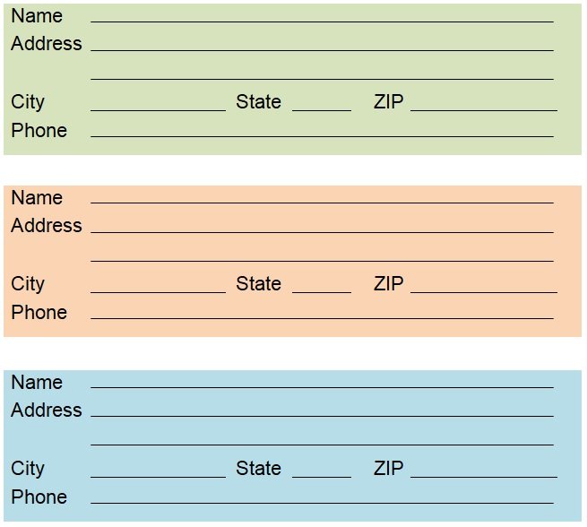 How To Make An Address Book In Excel