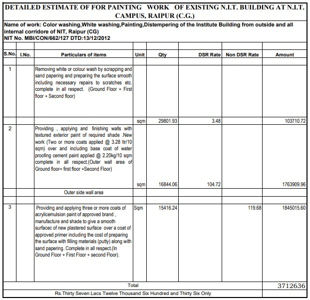 Free Printable Painting Estimate Forms Printable Templates   Free Interior Painting Estimate Template 