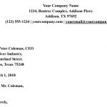 Business Proposal Cover Letter (Word, PDF)
