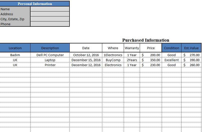 Stock Maintain Template in Excel Sheet Free Download Excel TMP