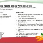 Free Printable Cookbook Recipe Template