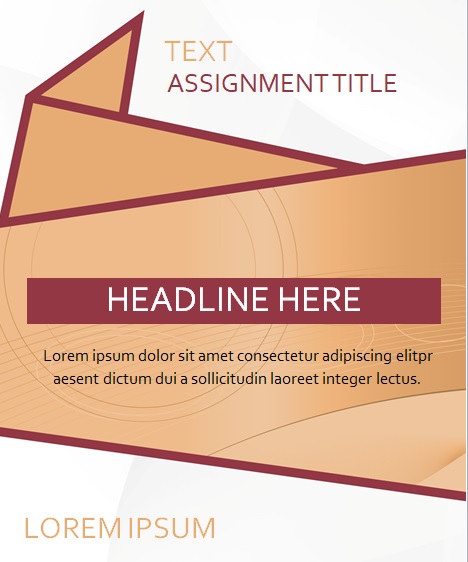 assignment cover page form