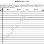 Printable Key Log Template (Excel, Word, PDF)