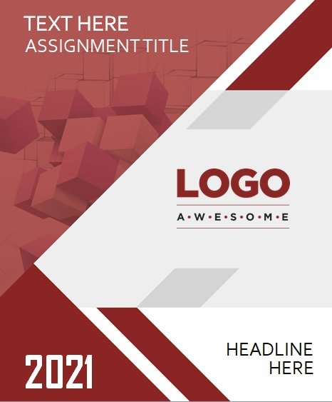 download cover page template word