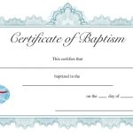 Free Baptism Certificate Template Word & PDF (Samples and Examples)