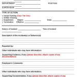 Free Employee Disciplinary Action Form Templates (Word, PDF)