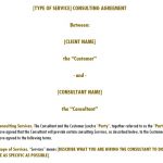 Personal Service Contract Template [Word, PDF]