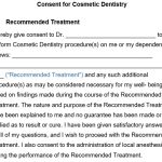 Printable Dental Patient Consent Form (Word, PDF)