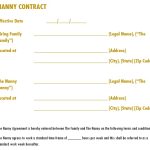 Free Nanny Contract Templates & Samples (Word, PDF)