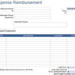 Free Employee Reimbursement Form Templates (Excel, Word)