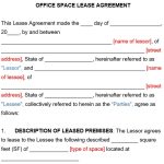 Simple Office Space Lease Agreement Templates (Word, PDF)