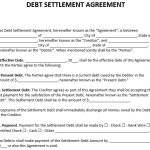 Free Debt Settlement Agreement Templates (MS Word)