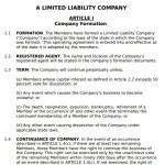 Free LLC Operating Agreement Template (Word / PDF)