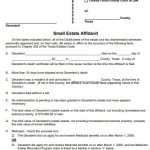 Free Small Estate Affidavit Form (Word / PDF)