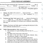 Free Stock Purchase Agreement Template (Word / PDF)