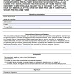 Free Contractor’s / Mechanic Lien Release Form (PDF)