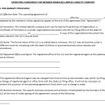 Free Oregon LLC Operating Agreement Template (Word)