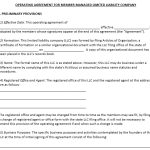 Free Mississippi LLC Operating Agreement Form (Word / PDF)
