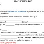 6 Free Eviction Notice Form (Word)