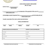 Free Nebraska Car Bill of Sale Form (Word / PDF)