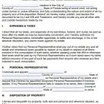 Free Florida Last Will and Testament Template (Word / PDF)