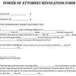Free Power of Attorney Revocation Form (Word / PDF)