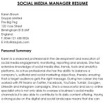 Free Social Media Manager Resume Templates (Word)
