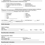 Free Printable Child Medical Consent Form (Word / PDF)