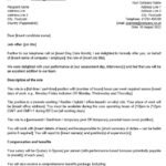 Simple Employment offer Letter Templates (Word)