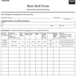 Free Rent Roll Templates (Excel / Word / PDF)