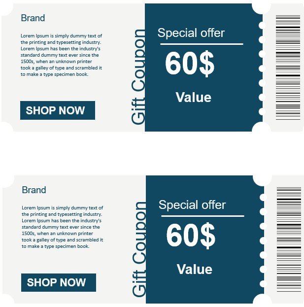 coupon template powerpoint
