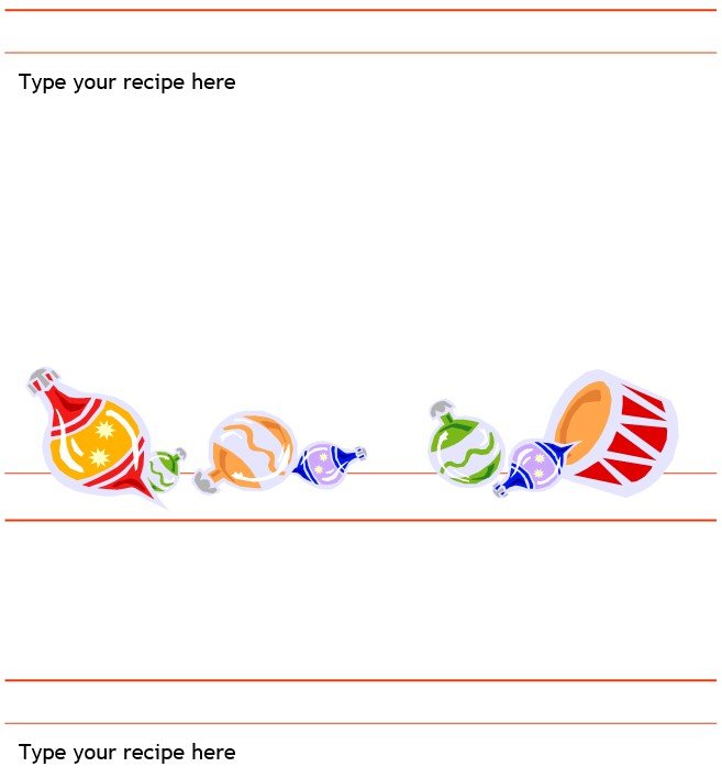 recipe book template